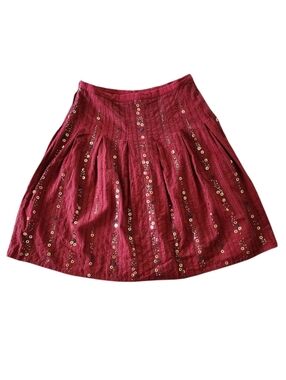 Women's Sequin A-Line Skirt Sz Large